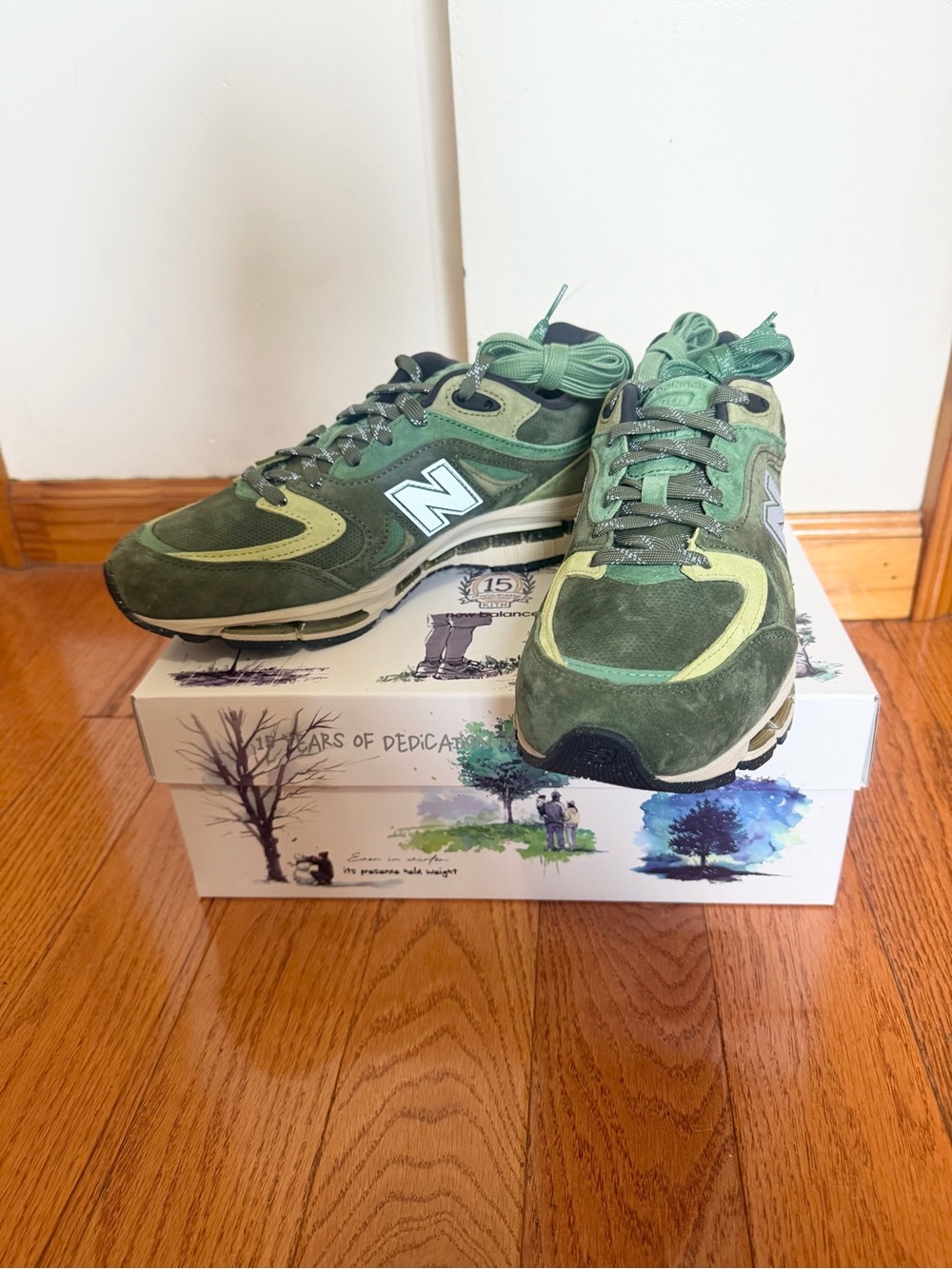 Kith x New Balance 2011 Juniper Bronze Green Size 10 Ronnie Fieg